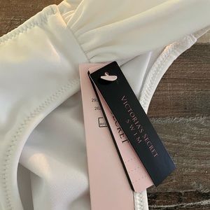 Victoria’s Secret bikini bottom in white.